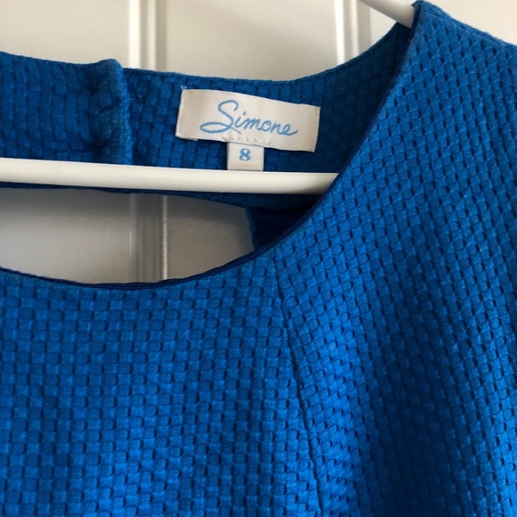 Royal blue Simone dress - Picture 1 of 4